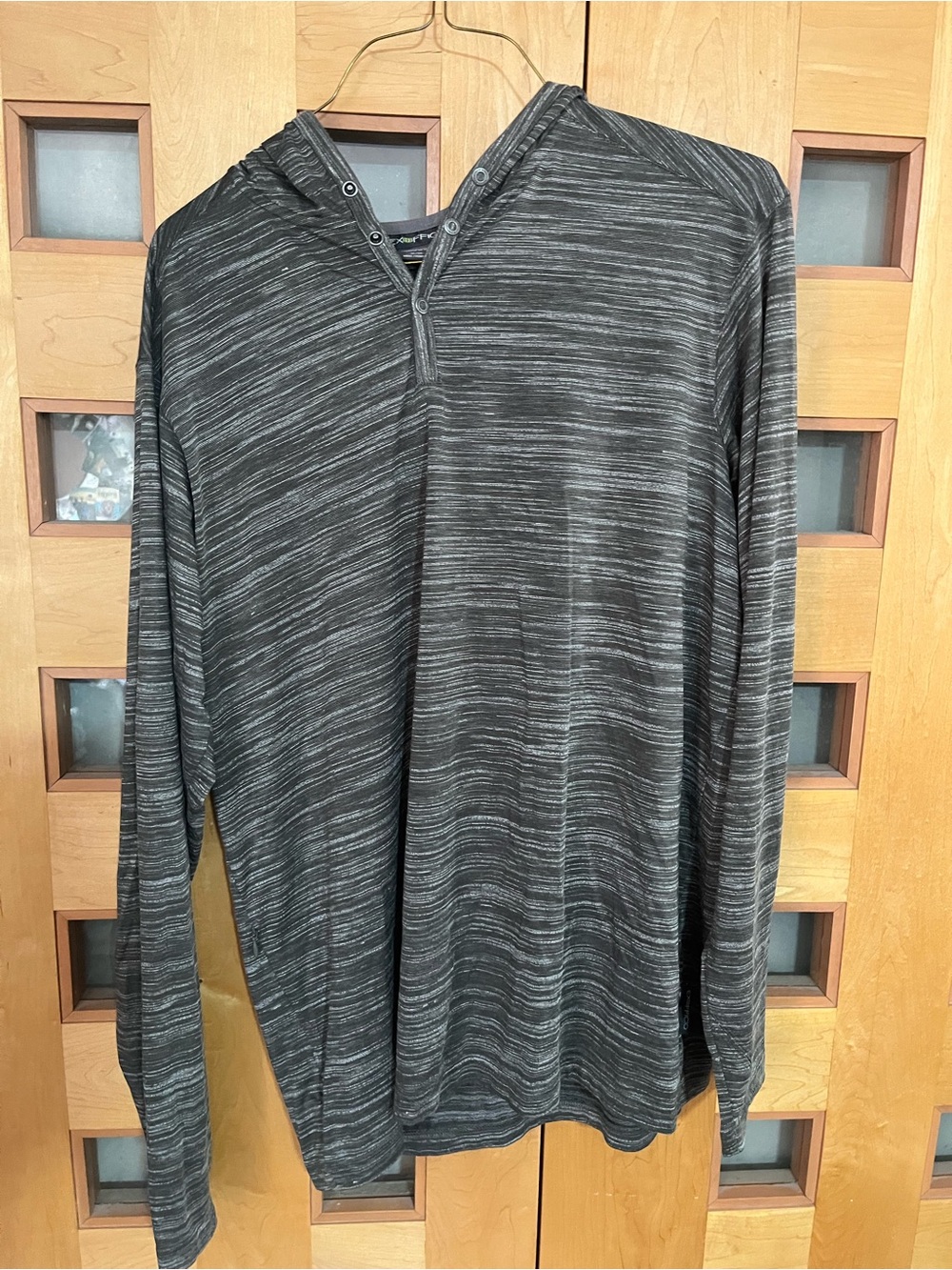 Ex Officio Sun 2 Black Hooded Long Sleeve Top,XL